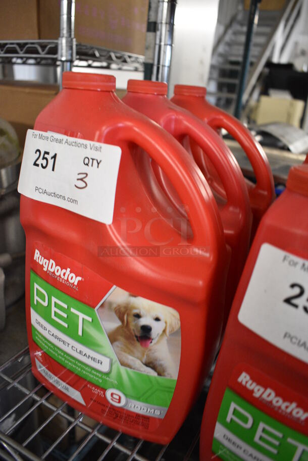3 RugDoctor Pet Deep Carpet Cleaner Jugs. 6.5x3.5x11. 3 Times Your Bid! - Image 2 of 3