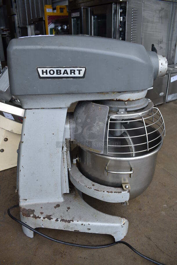 WOW! Hobart Legacy Model HL200 Metal Commercial 20 Quart Planetary Mixer w/ Stainless Steel Mixing Bowl, Bowl Guard and Dough Hook. 100-120 Volts, 1 Phase. 16x25x29. Tested and Working! - Image 6 of 12