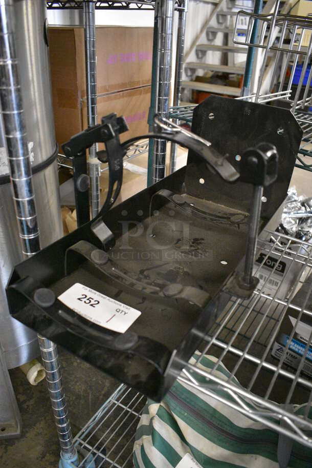 Black Metal Frame Holder for Tank. 8x9x17.5 - Image 2 of 3