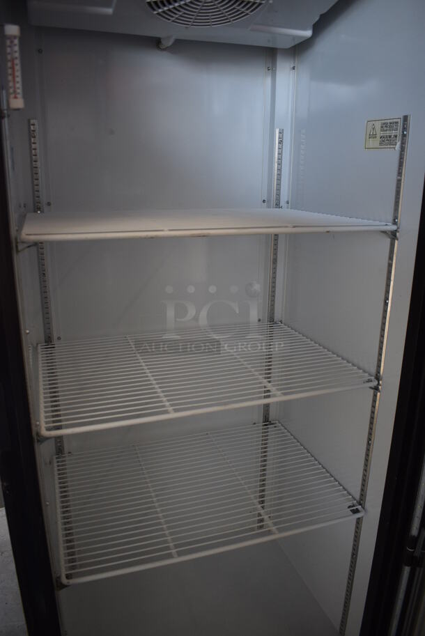 NICE! Imbera Model G319 CO2 ENERGY STAR Metal Commercial Single Door Reach In Cooler Merchandiser w/ Poly Coated Racks. 115 Volts, 1 Phase. 29.5x27x79. Tested and Does Not Power On - Image 4 of 7