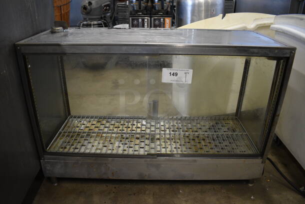 Metal Countertop Electric Powered Warming Cabinet Merchandiser. 36x14x23.5. Tested and Working! - Image 7 of 10