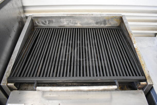 GREAT! Stainless Steel Commercial Natural Gas Powered Charbroiler w/ Undershelf. 36x36x41.5 - Image 2 of 7