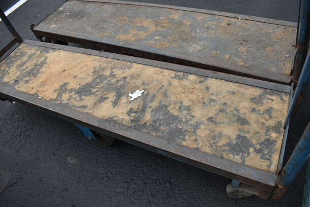 Metal U Boat on Commercial Casters. 63x16.5x61.5 - Image 3 of 3