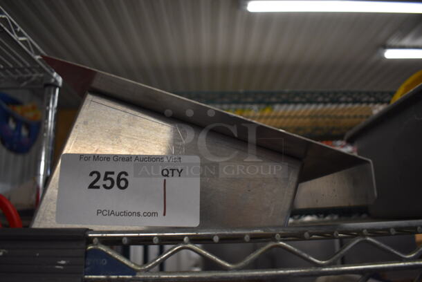 Stainless Steel Shelf w/ Brackets. 21x9x4.5 - Image 2 of 3