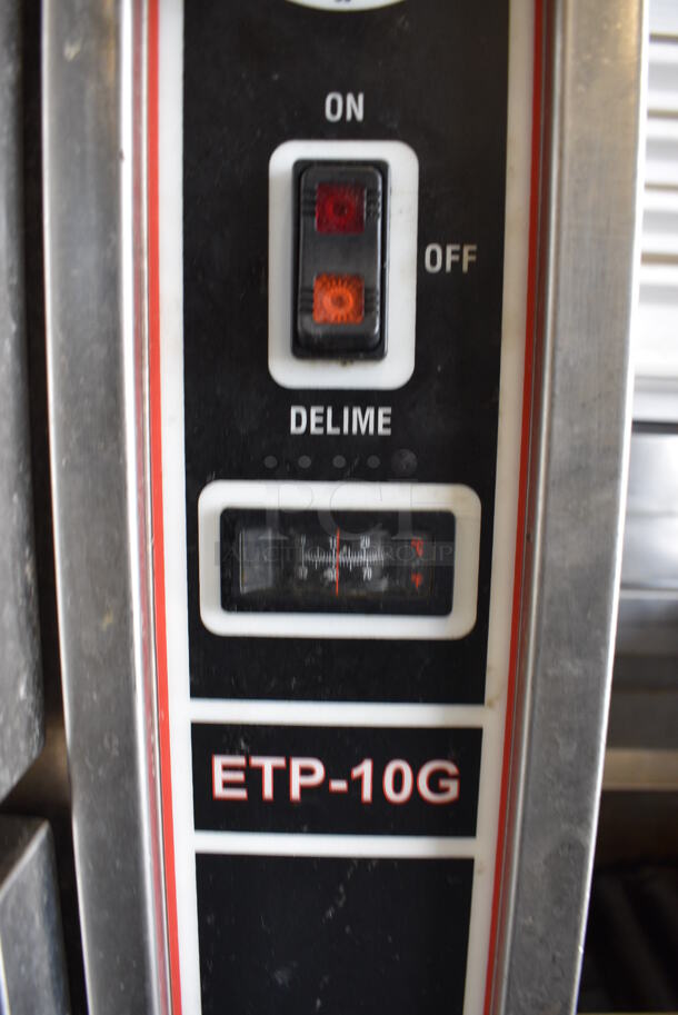 AWESOME! Market Forge Model ETP-10G ENERGY STAR Eco-Tech Plus Natural Gas Powered Double Deck Steam Cabinet. 24x33.5x75 - Image 6 of 9