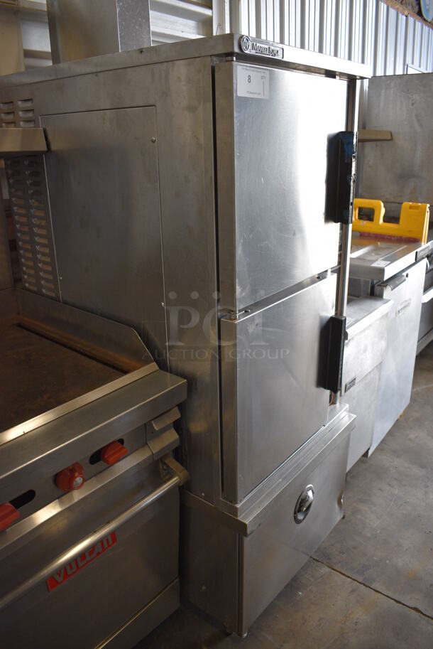 AWESOME! Market Forge Model ETP-10G ENERGY STAR Eco-Tech Plus Natural Gas Powered Double Deck Steam Cabinet. 24x33.5x75 - Image 3 of 9