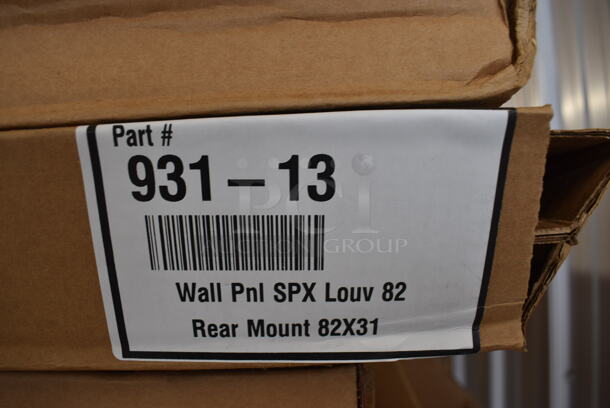 16 BRAND NEW IN BOX! First Co 931-13 Wall Panel SPX Louvre 82. 16 Times Your Bid! - Image 4 of 8