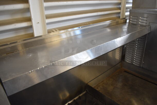 BEAUTIFUL! Vulcan Stainless Steel Commercial Natural Gas Powered 4 Burner Range, Flat Top Griddle, 2 Ovens, Backsplash and Overshelf. 48x31.5x60.5 - Image 9 of 9