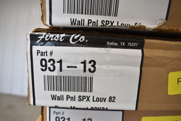 13 BRAND NEW IN BOX! First Co 931-13 Wall Panel SPX Louvre 82. 13 Times Your Bid! - Image 7 of 8