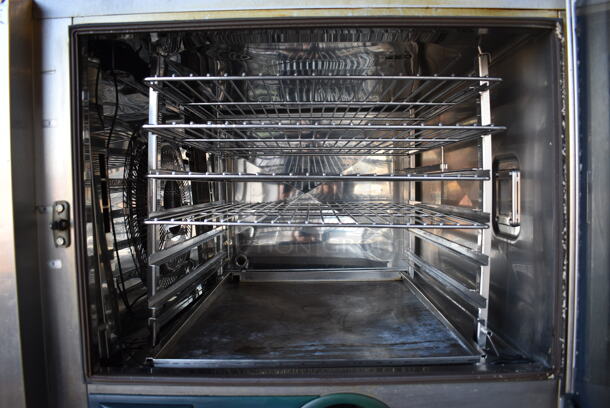 2 GORGEOUS! 2011 Rational 5Senses Stainless Steel Commercial Combitherm Self Cooking Center Convection Ovens on Commercial Casters. Top Model: SCC WE 62. Bottom Model: SCC WE 102. 480 Volts, 3 Phase. 42x41x73. 2 Times Your Bid! - Image 5 of 10