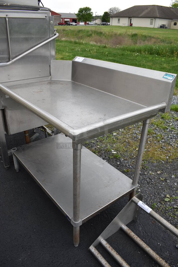Stainless Steel Commercial Right Side Clean Side Dishwasher Table. Goes GREAT w/ Items 424 and 425! 47x30x44 - Image 3 of 4