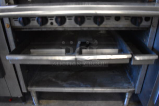 GREAT! Stainless Steel Commercial Natural Gas Powered Charbroiler w/ Undershelf. 36x36x41.5 - Image 5 of 7