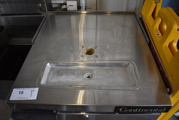 NICE! Continental Model KC24-SS Stainless Steel Commercial Single Door Direct Draw Kegerator on Commercial Casters. 115 Volts, 1 Phase. 24x29x39. Tested and Working! - Image 4 of 6
