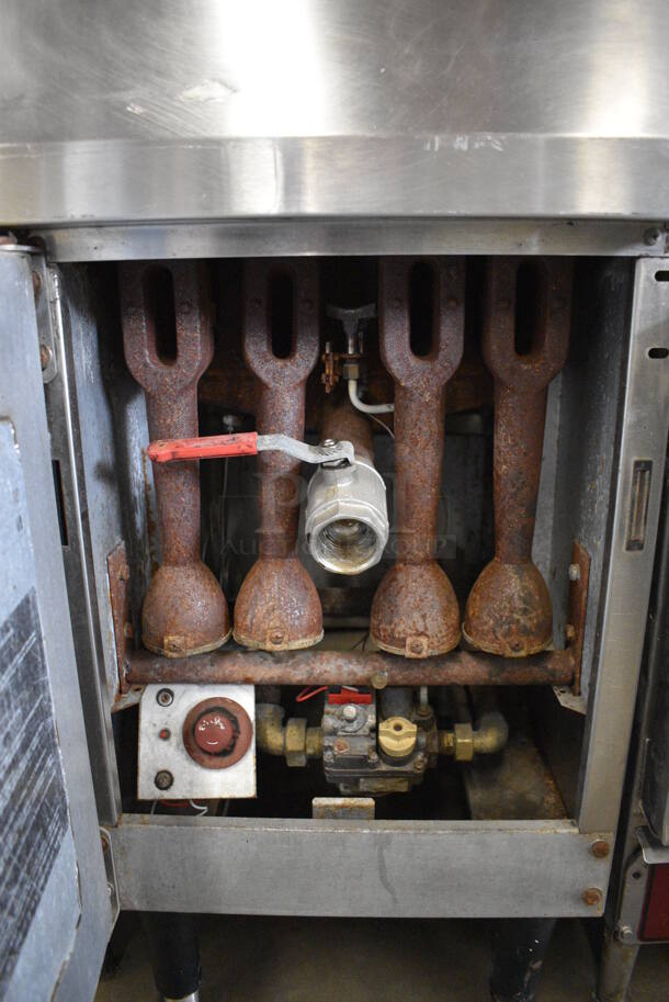 NICE! Cecilware Stainless Steel Commercial Floor Style Propane Gas Powered Deep Fat Fryer. 15.5x30x44.5 - Image 6 of 7