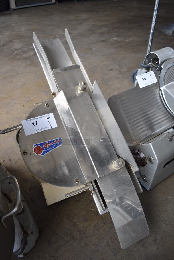 SWEET! Moline Model 250 Stainless Steel Commercial Countertop Bagel Slicer. 115 Volts, 1 Phase. 13.5x32x20. Tested and Working! - Image 2 of 8