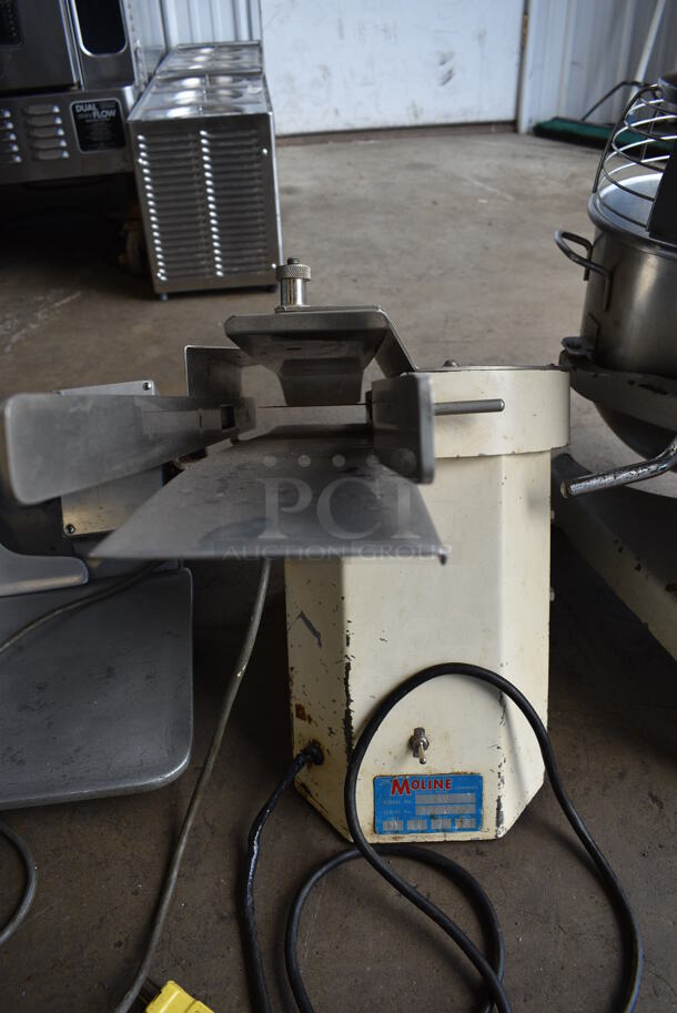 SWEET! Moline Model 250 Stainless Steel Commercial Countertop Bagel Slicer. 115 Volts, 1 Phase. 13.5x32x20. Tested and Working! - Image 5 of 8