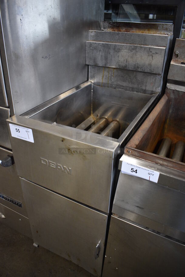 NICE! Dean Model SR42GNS Stainless Steel Commercial Floor Style Natural Gas Powered Deep Fat Fryer. 105,000 BTU. 15.5x30x47 - Image 2 of 7