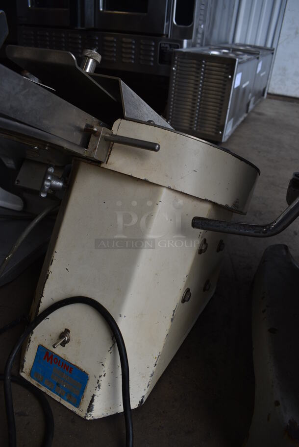 SWEET! Moline Model 250 Stainless Steel Commercial Countertop Bagel Slicer. 115 Volts, 1 Phase. 13.5x32x20. Tested and Working! - Image 7 of 8