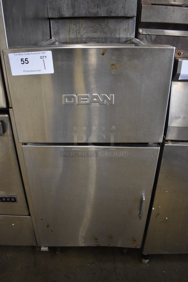 NICE! Dean Model SR42GNS Stainless Steel Commercial Floor Style Natural Gas Powered Deep Fat Fryer. 105,000 BTU. 15.5x30x47 - Image 5 of 7