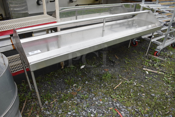 Stainless Steel Commercial Overshelf. 84x24x32 - Image 1 of 3
