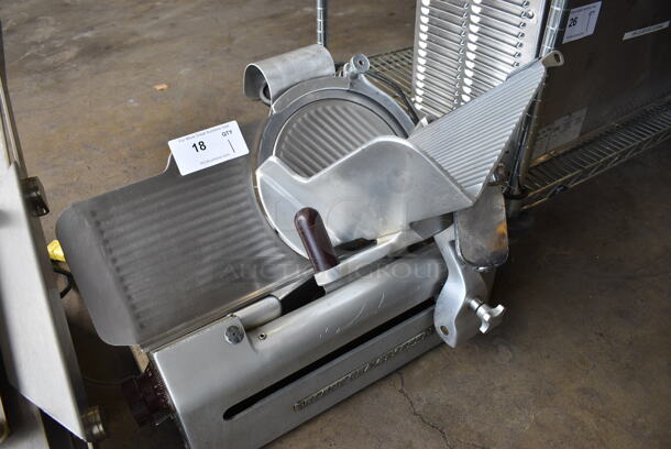 GREAT! Globe Model 685 Stainless Steel Commercial Countertop Meat Slicer w/ Blade Sharpener. 24x20x19. Tested and Does Not Power On - Image 3 of 8