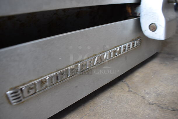 GREAT! Globe Model 685 Stainless Steel Commercial Countertop Meat Slicer w/ Blade Sharpener. 24x20x19. Tested and Does Not Power On - Image 6 of 8