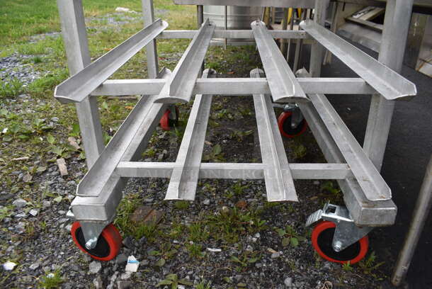 Metal Commercial Pan Transport Rack on Commercial Casters. 25.5x35x45 - Image 4 of 4
