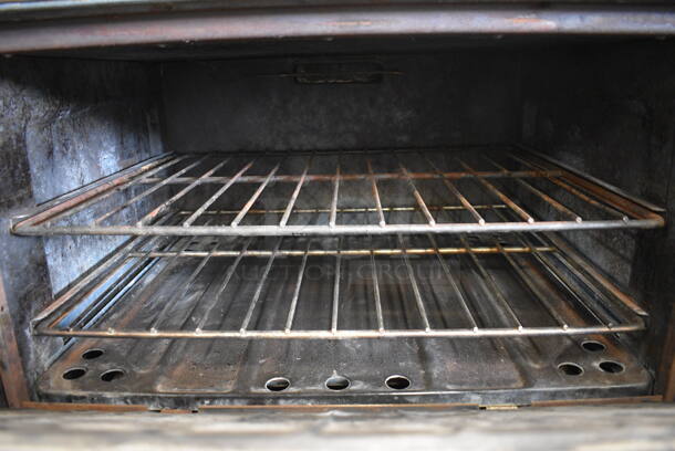 2 AWESOME! Garland Stainless Steel Commercial Natural Gas Powered Ovens w/ Metal Oven Racks and Thermostatic Controls. 30x32x58. 2 Times Your Bid! - Image 5 of 8