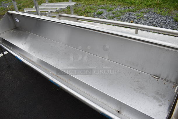 Stainless Steel Commercial Overshelf. 96x18x34 - Image 2 of 3