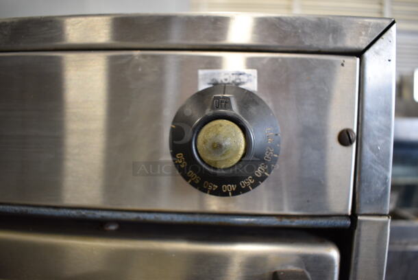 2 AWESOME! Garland Stainless Steel Commercial Natural Gas Powered Ovens w/ Metal Oven Racks and Thermostatic Controls. 30x32x58. 2 Times Your Bid! - Image 8 of 8