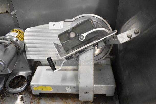 NICE! Metal Commercial Countertop Meat Slicer. 26x24x22. Tested and Working! - Image 1 of 6