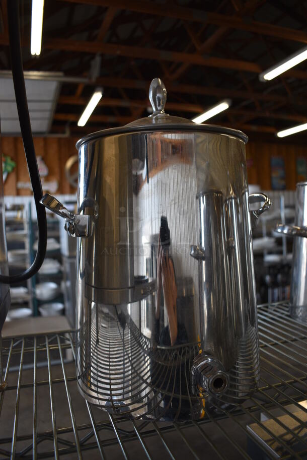 2 Various Metal Beverage Holder Dispensers w/ Lid. 12x12x14, 12x12x16. 2 Times Your Bid! - Image 2 of 5