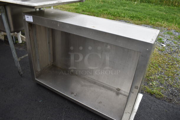 Stainless Steel Cabinet. 45.5x14x33.5 - Image 2 of 3