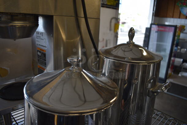 2 Various Metal Beverage Holder Dispensers w/ Lid. 12x12x14, 12x12x16. 2 Times Your Bid! - Image 5 of 5