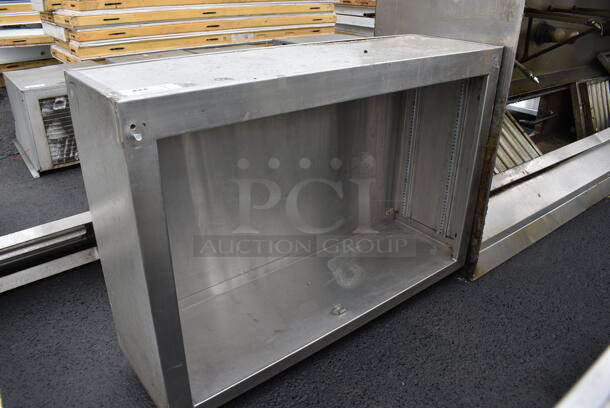 Stainless Steel Cabinet. 45.5x14x33.5