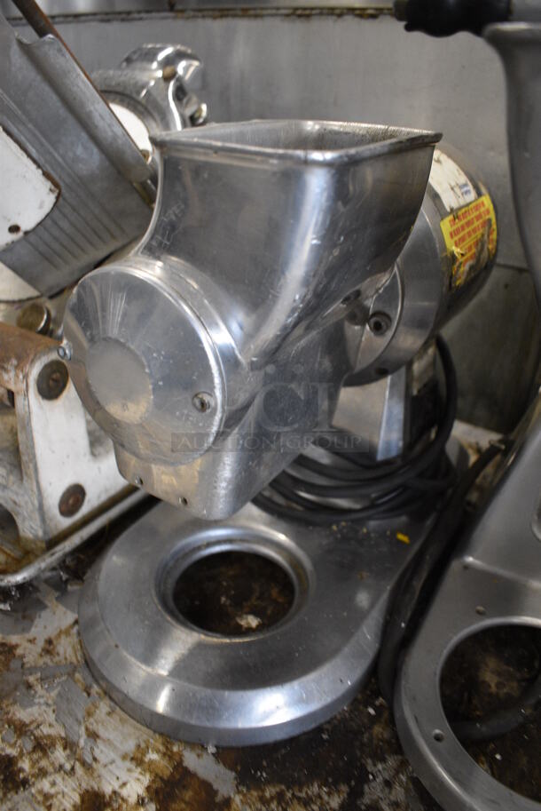 NICE! Model GR 12/S Stainless Steel Commercial Countertop Cheese Grater. 115 Volts, 1 Phase. 9.5x16.5x13.5. Cannot Test - Unit Needs New Power Switch - Image 3 of 6