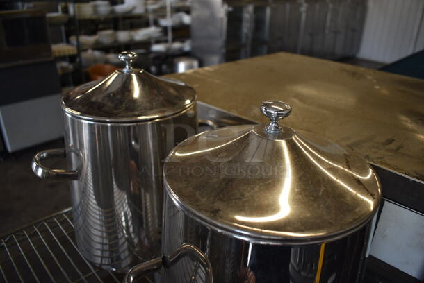 2 Metal Beverage Holder Dispensers w/ Lid. 12x12x14. 2 Times Your Bid! - Image 3 of 5