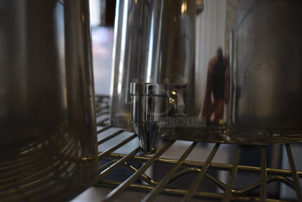 2 Metal Beverage Holder Dispensers w/ Lid. 12x12x14. 2 Times Your Bid! - Image 5 of 5