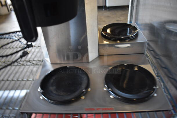 NICE! Newco Model ACE-LP Stainless Steel Commercial Countertop 3 Burner Coffee Machine w/ Poly Brew Basket. 120 Volts, 1 Phase. 15.5x16.5x16 - Image 3 of 6
