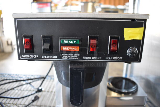 NICE! Newco Model ACE-LP Stainless Steel Commercial Countertop 3 Burner Coffee Machine w/ Poly Brew Basket. 120 Volts, 1 Phase. 15.5x16.5x16 - Image 5 of 6