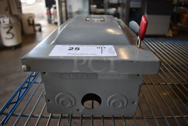 Siemens Gray Metal General Duty Safety Switch. 240 Volts, 1 Phase. 9x15.5x7 - Image 4 of 5