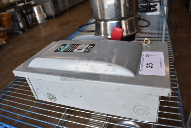 Siemens Gray Metal General Duty Safety Switch. 240 Volts, 1 Phase. 9x15.5x7 - Image 5 of 5