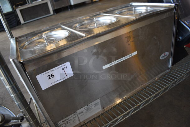 NICE! 2011 Crathco Model D35-3 Stainless Steel Commercial Countertop Refrigerated Beverage Machine Base. 120 Volts, 1 Phase. 25.5x10.5x14. Tested and Working! - Image 2 of 6