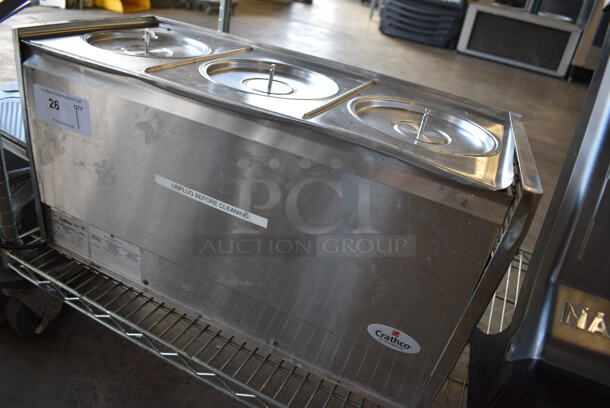NICE! 2011 Crathco Model D35-3 Stainless Steel Commercial Countertop Refrigerated Beverage Machine Base. 120 Volts, 1 Phase. 25.5x10.5x14. Tested and Working! - Image 3 of 6