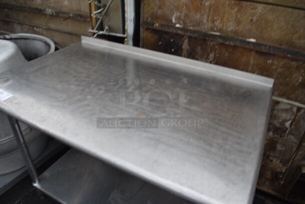 Stainless Steel Commercial Table w/ Undershelf. 47x30x35.5 - Image 3 of 4