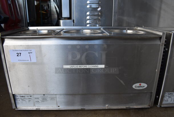 NICE! 2011 Crathco Model D35-3 Stainless Steel Commercial Countertop Refrigerated Beverage Machine Base. 120 Volts, 1 Phase. 25.5x10.5x14. Tested and Working! - Image 2 of 6