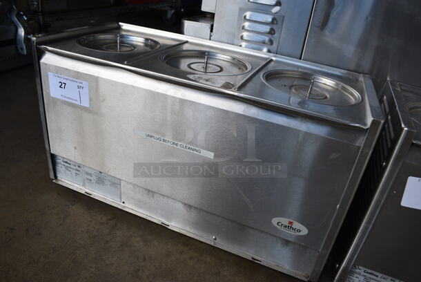 NICE! 2011 Crathco Model D35-3 Stainless Steel Commercial Countertop Refrigerated Beverage Machine Base. 120 Volts, 1 Phase. 25.5x10.5x14. Tested and Working! - Image 4 of 6