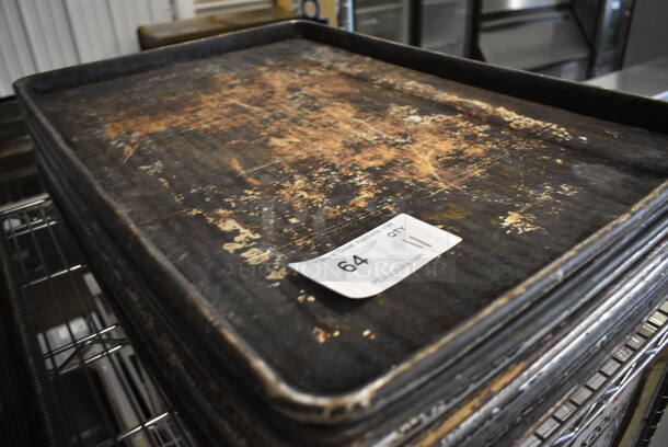 11 Metal Full Size Baking Pans. 18x26x1. 11 Times Your Bid! - Image 3 of 3