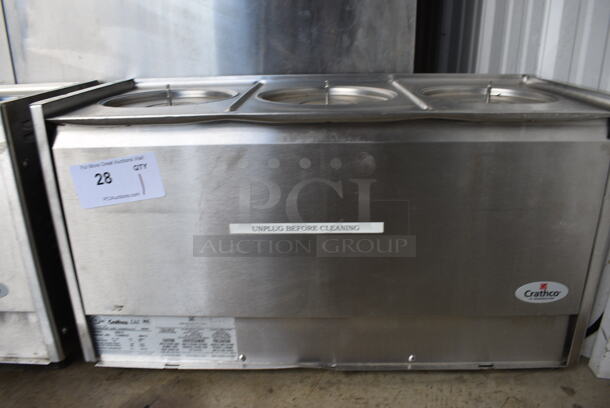 NICE! 2011 Crathco Model D35-3 Stainless Steel Commercial Countertop Refrigerated Beverage Machine Base. 120 Volts, 1 Phase. 25.5x10.5x14. Tested and Working! - Image 2 of 6