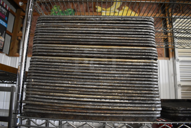 10 Metal Perforated Full Size Baking Pans. 18x26x1. 10 Times Your Bid! - Image 3 of 3